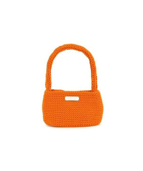 WHITE PROJECT（ホワイトプロジェクト）の「HAND MADE SHOULDER BAG_ORANGE（ショルダーバッグ・レディース・オレンジ・FREE）」の2枚目の写真