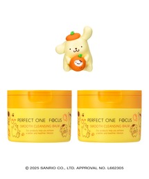PERFECT ONE FOCUS（パーフェクトワンフォーカス）の「【マスコット付き2個セット】パーフェクトワンフォーカス スムースクレンジングバーム ポムポムプリン 限定デザイン（クレンジング）」