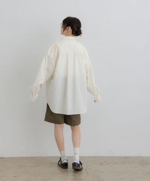 flaner（フラネ）の「Loose tack half pants / ルーズタックハーフパンツ（その他パンツ・レディース・ブラウン/ブラック・LARGE/MEDIUM/SMALL）」の19枚目の写真