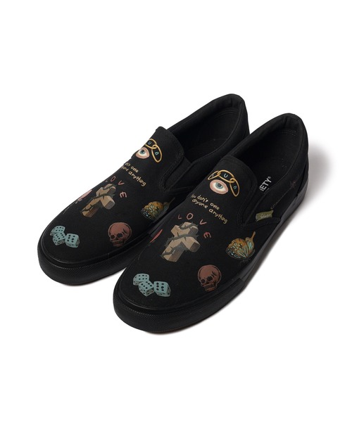 Subciety(サブサエティ)の「Memorial slip-on(スリッポン・メンズ・ホワイト/ブラック・SMALL/MEDIUM/LARGE/X-LARGE)」の12枚目の写真