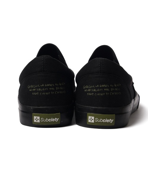 Subciety(サブサエティ)の「Memorial slip-on(スリッポン・メンズ・ホワイト/ブラック・SMALL/MEDIUM/LARGE/X-LARGE)」の16枚目の写真