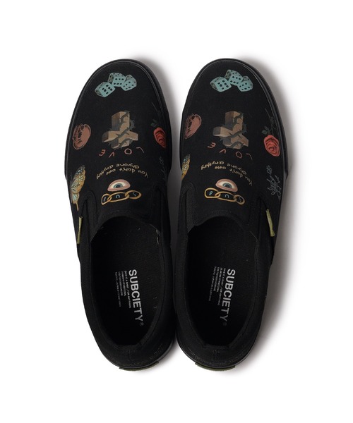 Subciety(サブサエティ)の「Memorial slip-on(スリッポン・メンズ・ホワイト/ブラック・SMALL/MEDIUM/LARGE/X-LARGE)」の13枚目の写真