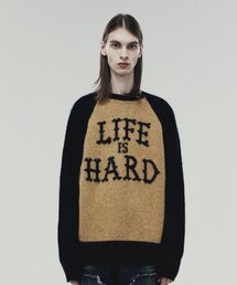 MOHAIR JACQUARD SWEATER YELLOW (VH2DFUK604A)