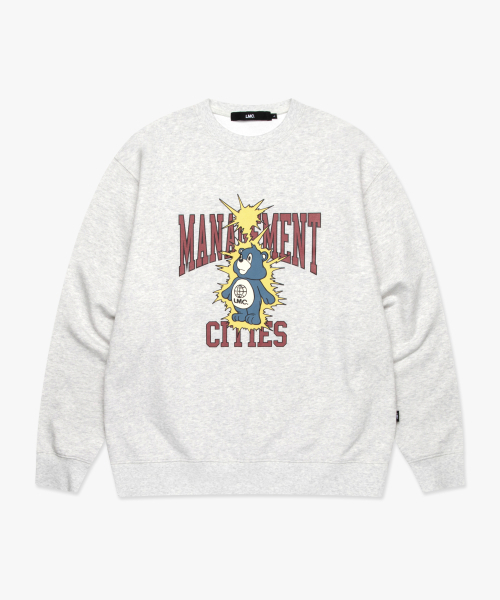 LMCの「THUNDER BEAR SWEATSHIRT light heather gray(スウェット・レディース・その他・S/M/L/XL)」の2枚目の写真