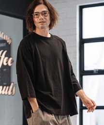 CAMBIO | mlt5547- Relax Silhouette Raglan Sleeve Tee 7分袖ラグランTシャツ(AI-261-008)(Tシャツ/カットソー)