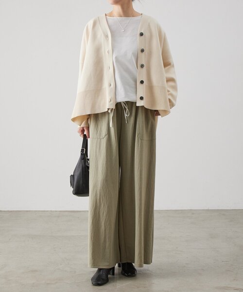 BEARDSLEY（ビアズリー）の「シャツTシャツ（シャツ/ブラウス・レディース・ホワイト/ブラック/ブラック系その他2・FREE）」の13枚目の写真