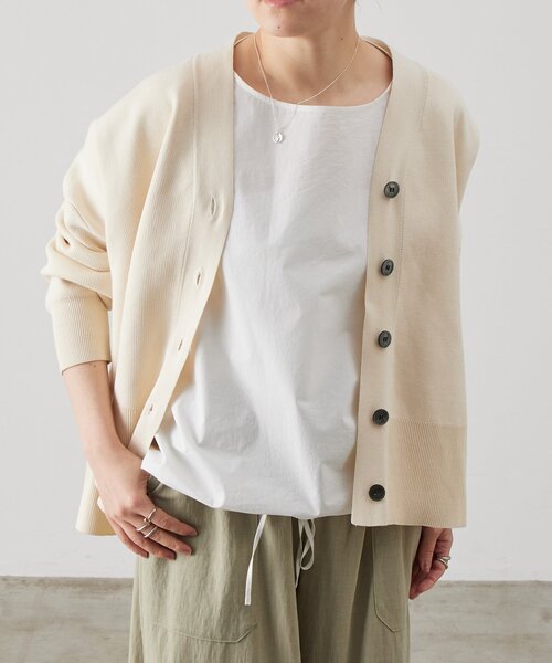 BEARDSLEY（ビアズリー）の「シャツTシャツ（シャツ/ブラウス・レディース・ホワイト/ブラック/ブラック系その他2・FREE）」の14枚目の写真