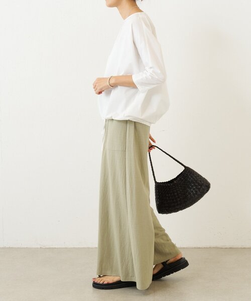 BEARDSLEY（ビアズリー）の「シャツTシャツ（シャツ/ブラウス・レディース・ホワイト/ブラック/ブラック系その他2・FREE）」の16枚目の写真