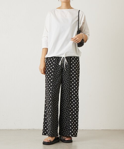 BEARDSLEY（ビアズリー）の「シャツTシャツ（シャツ/ブラウス・レディース・ホワイト/ブラック/ブラック系その他2・FREE）」の18枚目の写真