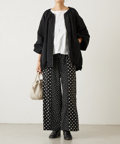 BEARDSLEY（ビアズリー）の「シャツTシャツ（シャツ/ブラウス・レディース・ホワイト/ブラック/ブラック系その他2・FREE）」の19枚目の写真