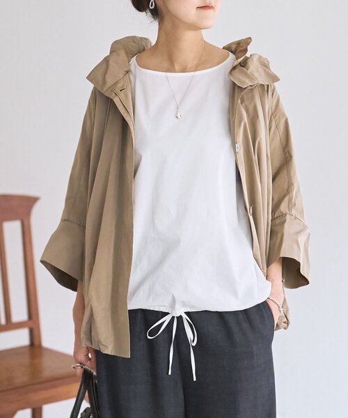 BEARDSLEY（ビアズリー）の「シャツTシャツ（シャツ/ブラウス・レディース・ホワイト/ブラック/ブラック系その他2・FREE）」の20枚目の写真