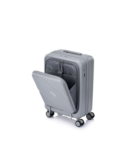 AMERICAN TOURISTER(アメリカンツーリスター)の「アメリカンツーリスター VELOX スピナー54/19 エキスパンダー TSA HW ライトグレー(スーツケース/キャリーバッグ・メンズ・ライトグレー・S)」の7枚目の写真