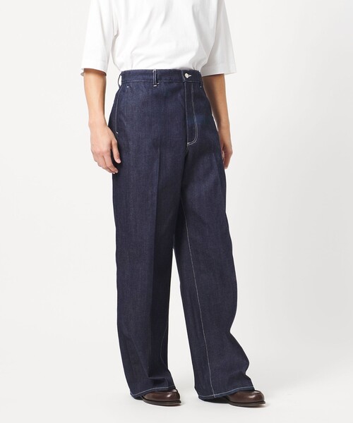 LOEFF（ロエフ）の「＜LOEFF＞13OZ デニム パンツ MENS（その他パンツ・メンズ・ネイビー・1/0/2）」の2枚目の写真