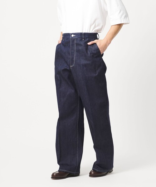 LOEFF（ロエフ）の「＜LOEFF＞13OZ デニム パンツ MENS（その他パンツ・メンズ・ネイビー・1/0/2）」の3枚目の写真