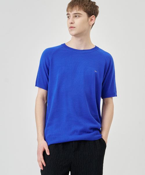 THE-ABON(エイボン)の「トシラウンドニット半袖Tシャツブラック(Tシャツ/カットソー・メンズ・ブラック・M/L/XL)」の3枚目の写真