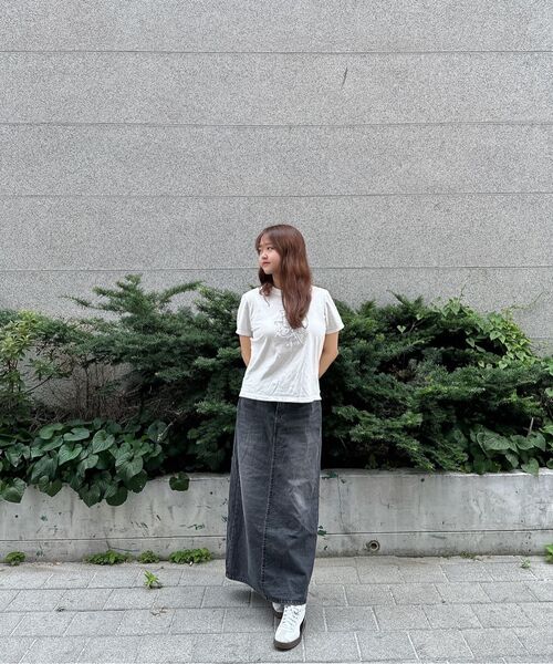 PRENDA(プレンダ)の「PRDA DENIM PATCH CREWNECK TEE WHITE(Tシャツ/カットソー・レディース・その他・FREE/S)」の20枚目の写真