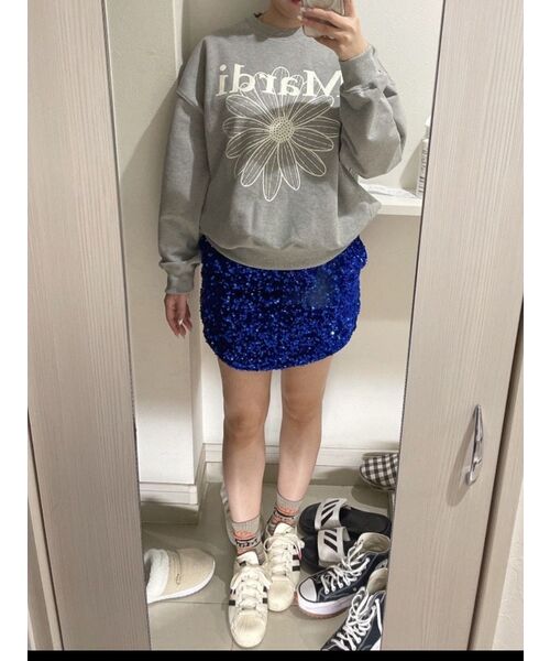 PRENDA(プレンダ)の「PRDA DENIM PATCH CREWNECK TEE WHITE(Tシャツ/カットソー・レディース・その他・FREE/S)」の3枚目の写真