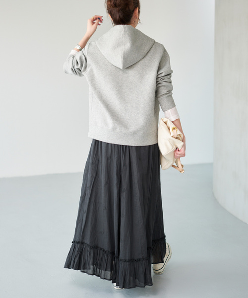 Spick & Span（スピックアンドスパン）の「《一部店舗+WEB限定》ドットエンブロイダリースカート（スカート・レディース・ブラック/ホワイト系その他・38/36）」の12枚目の写真