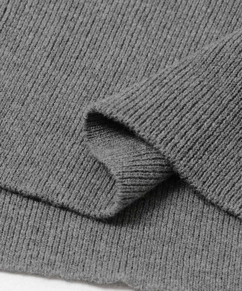 ITEMS URBANRESEARCH(アイテムズ アーバンリサーチ)の「配色ポロニット(ニット/セーター・レディース・ネイビー/グレー/グリーン・FREE)」の12枚目の写真