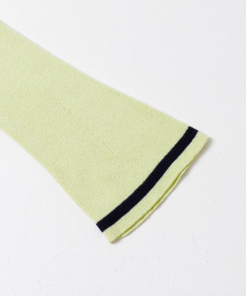 ITEMS URBANRESEARCH（アイテムズ アーバンリサーチ）の「配色ポロニット（ニット/セーター・レディース・ネイビー/グレー/グリーン・FREE）」の13枚目の写真