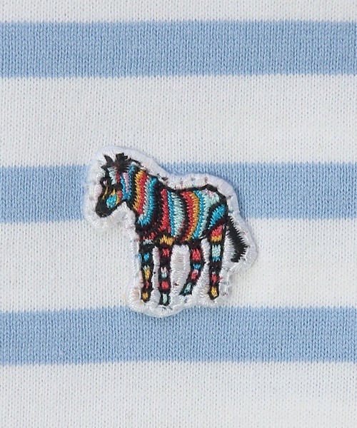 Paul Smith JUNIOR（ポールスミスジュニア）の「ジュニア スリーブロゴ Tシャツ / 893209 4161210（Tシャツ/カットソー・キッズ・ブルー/マジェンタ・100cm/110cm/120cm/130cm/140cm）」の6枚目の写真