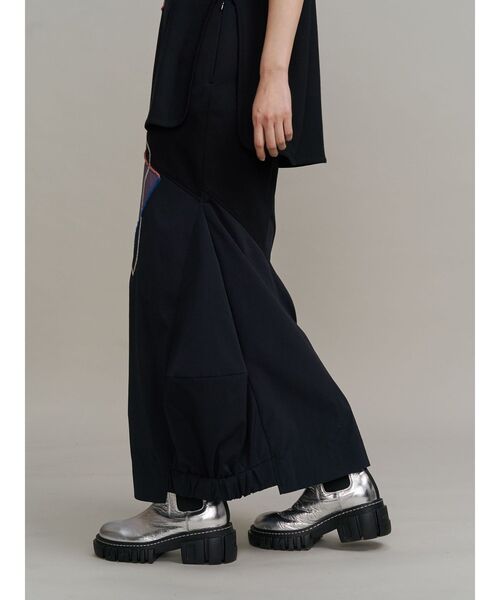 UN3D.（アンスリード）の「ART DOCKING SK / アートドッキングスカート（スカート・レディース・ホワイト/ブラック/カーキ・36/38）」の20枚目の写真