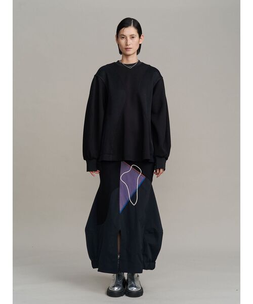 UN3D.（アンスリード）の「ART DOCKING SK / アートドッキングスカート（スカート・レディース・ホワイト/ブラック/カーキ・36/38）」の22枚目の写真