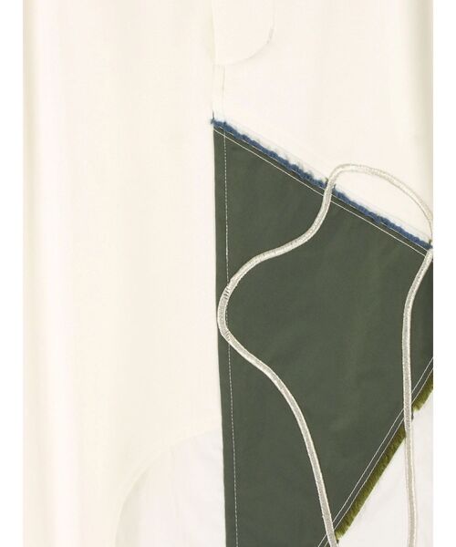 UN3D.（アンスリード）の「ART DOCKING SK / アートドッキングスカート（スカート・レディース・ホワイト/ブラック/カーキ・36/38）」の18枚目の写真