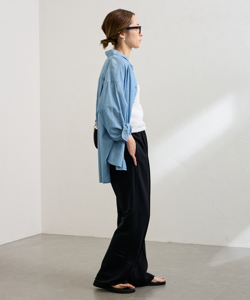 FRAMeWORK（フレームワーク）の「≪追加≫メッシュタンクトップ（タンクトップ・レディース・ホワイト/アイボリー・FREE）」の6枚目の写真