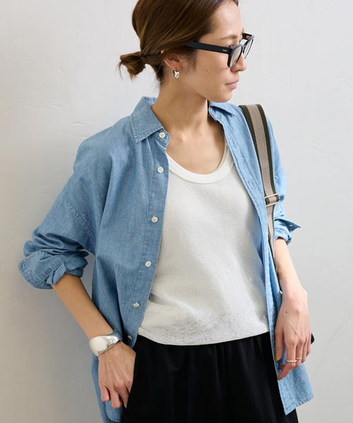 FRAMeWORK（フレームワーク）の「≪追加≫メッシュタンクトップ（タンクトップ・レディース・ホワイト/アイボリー・FREE）」の8枚目の写真