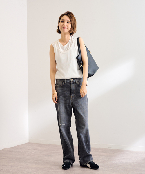 FRAMeWORK（フレームワーク）の「≪追加≫メッシュタンクトップ（タンクトップ・レディース・ホワイト/アイボリー・FREE）」の15枚目の写真