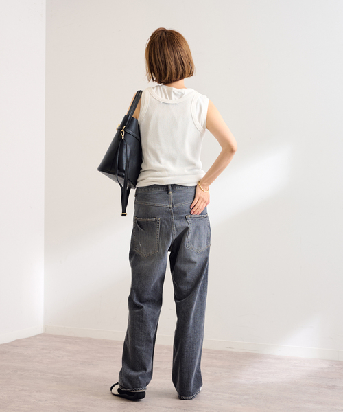 FRAMeWORK（フレームワーク）の「≪追加≫メッシュタンクトップ（タンクトップ・レディース・ホワイト/アイボリー・FREE）」の18枚目の写真