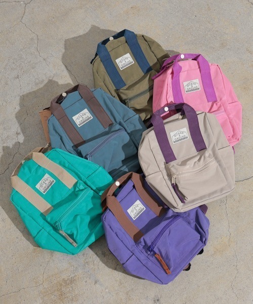 Ocean&Ground（オーシャン&グラウンド）の「DAYPACK SHORT TRIP（バックパック/リュック・キッズ・エメラルド/オリーブ/ダークブルー/パープル/キナリ/ピンク・SMALL/MEDIUM）」の2枚目の写真