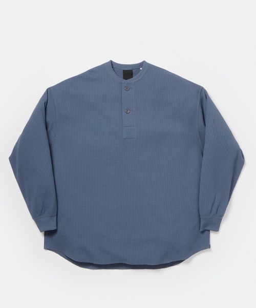 DAIWA PIER39（ダイワピア39）の「DAIWA PIER39 TECH THERMAL HENLEY L/S ダイワ ピア39（Tシャツ/カットソー・メンズ・ブラウン/ブルー/ベージュ/ブラック・L/M/XL/S）」の4枚目の写真