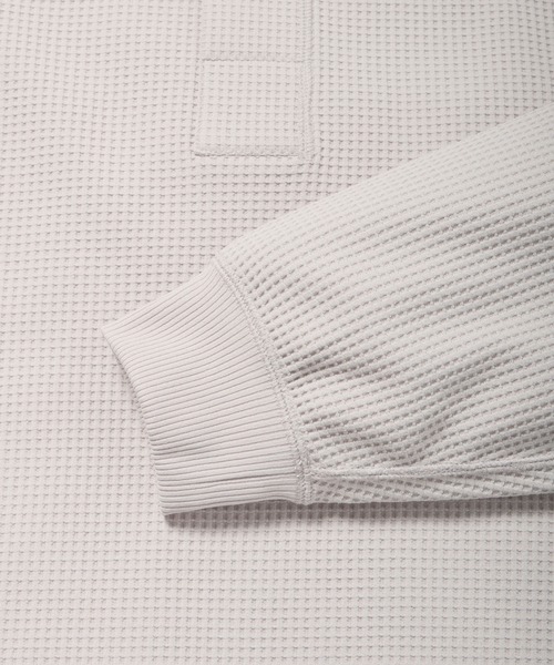 DAIWA PIER39（ダイワピア39）の「DAIWA PIER39 TECH THERMAL HENLEY L/S ダイワ ピア39（Tシャツ/カットソー・メンズ・ブラウン/ブルー/ベージュ/ブラック・L/M/XL/S）」の7枚目の写真