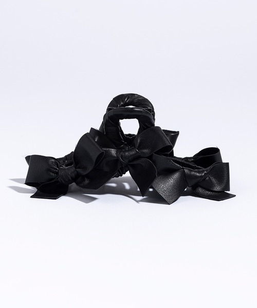 TRESSE（トレス）の「TRESSE/トレス Leather ruban clip ヘアクリップ