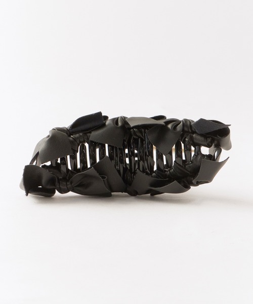 TRESSE（トレス）の「TRESSE/トレス Leather ruban clip ヘアクリップ