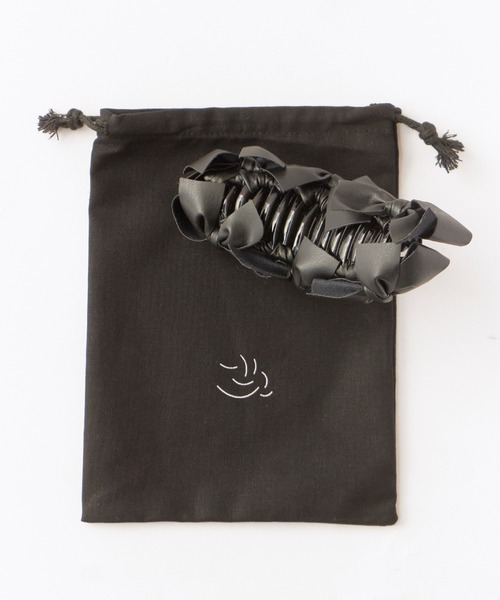 TRESSE（トレス）の「TRESSE/トレス Leather ruban clip ヘアクリップ