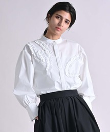 セール】パールデザインフレンチブラウス21SS（シャツ/ブラウス）｜RAW