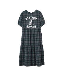 HYSTERIC GLAMOUR | SPEAK NO EVIL チェックティアードワンピース(ワンピース)