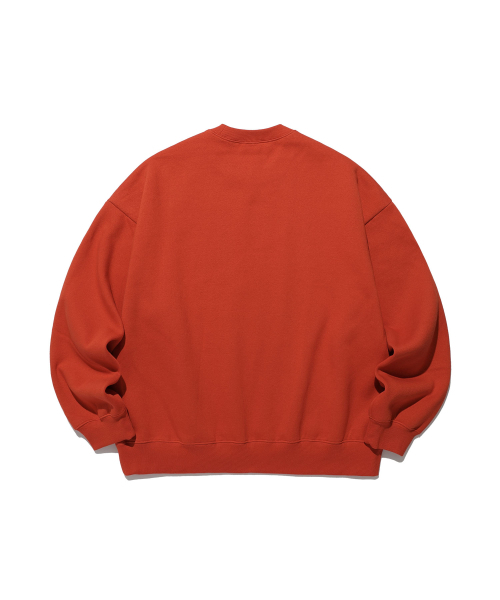 NICE GHOST CLUB(ナイスゴーストクラブ)の「EYE DRAWING SWEATSHIRTS_BRICK(NG2DFUM457A)(スウェット・レディース・その他・M/S/L)」の2枚目の写真