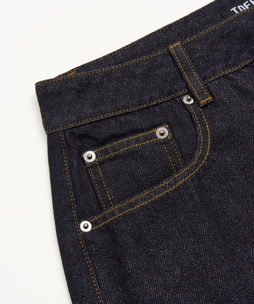 TOFFEE（トフィー）の「シンチバックステッチデニムパンツ (ブルー)（デニムパンツ・メンズ・その他・SMALL/MEDIUM/LARGE/X-LARGE）」の5枚目の写真