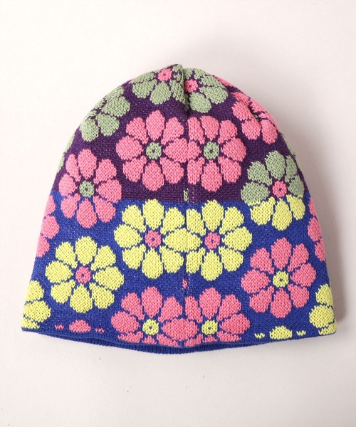 momentel 花柄デザイン ニットビーニー FLOWERS3（ニットキャップ/ビーニー）｜CA4LA（カシラ）のファッション