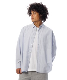 Gentle Resort Oversized Stripe Shirt / リゾートオーバーサイズストライプシャツ