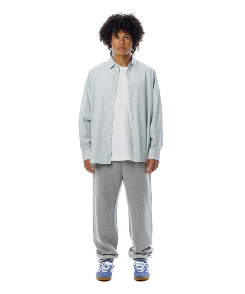 Sandinista(サンディニスタ)の「Gentle Resort Oversized Stripe Shirt / リゾートオーバーサイズストライプシャツ(シャツ/ブラウス・メンズ・グリーン/ブルー・MEDIUM/LARGE)」の19枚目の写真