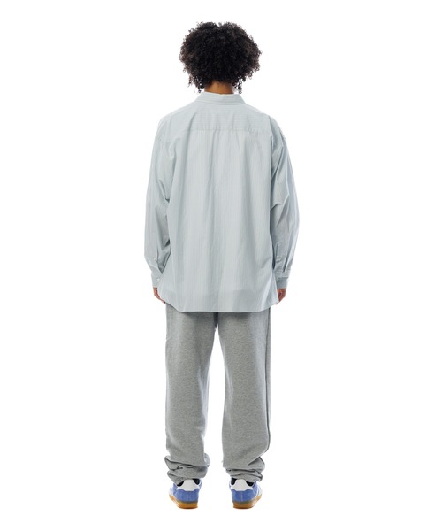 Sandinista(サンディニスタ)の「Gentle Resort Oversized Stripe Shirt / リゾートオーバーサイズストライプシャツ(シャツ/ブラウス・メンズ・グリーン/ブルー・MEDIUM/LARGE)」の21枚目の写真