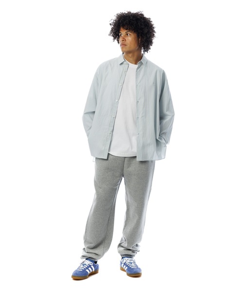 Sandinista(サンディニスタ)の「Gentle Resort Oversized Stripe Shirt / リゾートオーバーサイズストライプシャツ(シャツ/ブラウス・メンズ・グリーン/ブルー・MEDIUM/LARGE)」の22枚目の写真