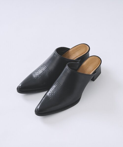 RIVE DROITE（リヴドロワ）の「予約【スタイリングのアクセントに】ウエスタンサボ（その他シューズ・レディース・ベージュ/ブラック・LARGE/MEDIUM/SMALL）」の6枚目の写真