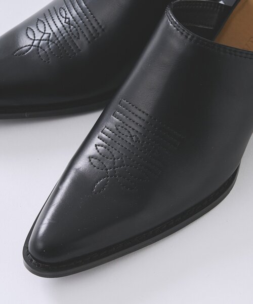 RIVE DROITE（リヴドロワ）の「予約【スタイリングのアクセントに】ウエスタンサボ（その他シューズ・レディース・ベージュ/ブラック・LARGE/MEDIUM/SMALL）」の9枚目の写真