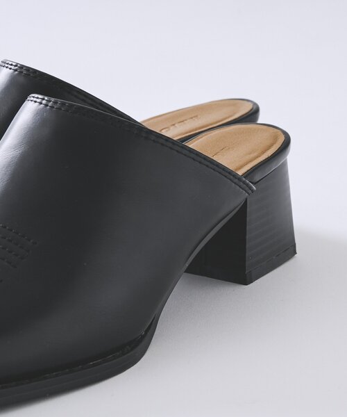 RIVE DROITE（リヴドロワ）の「予約【スタイリングのアクセントに】ウエスタンサボ（その他シューズ・レディース・ベージュ/ブラック・LARGE/MEDIUM/SMALL）」の11枚目の写真